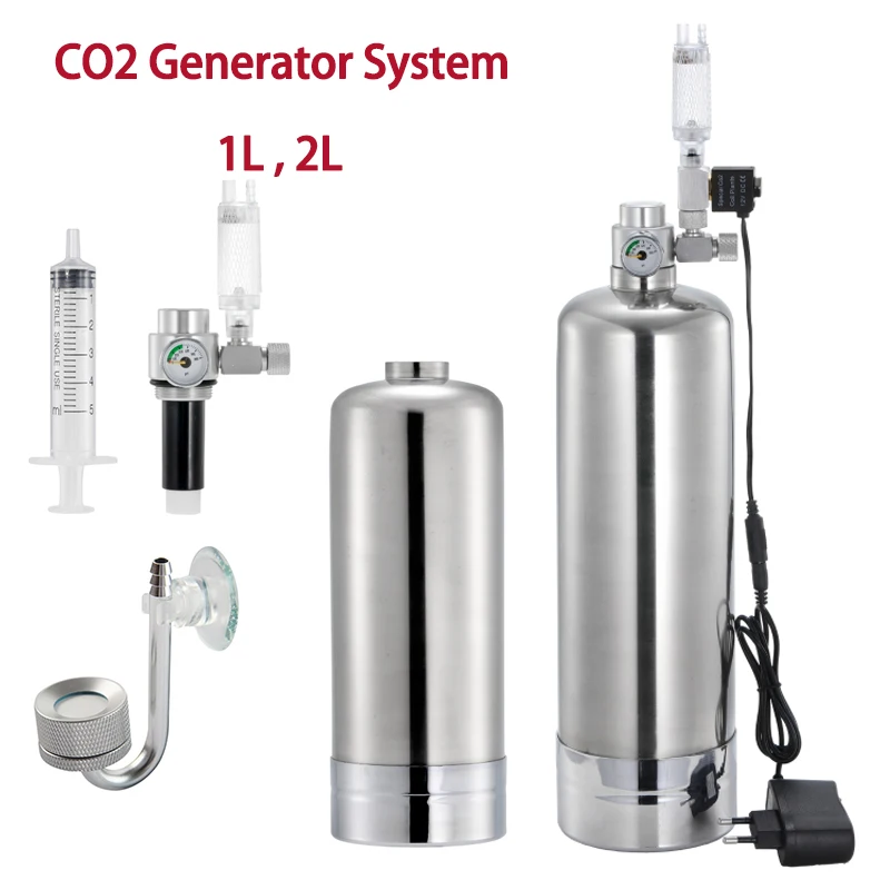 System generatora CO2 do akwar – Planted Aquarium Materials recenzja i cena