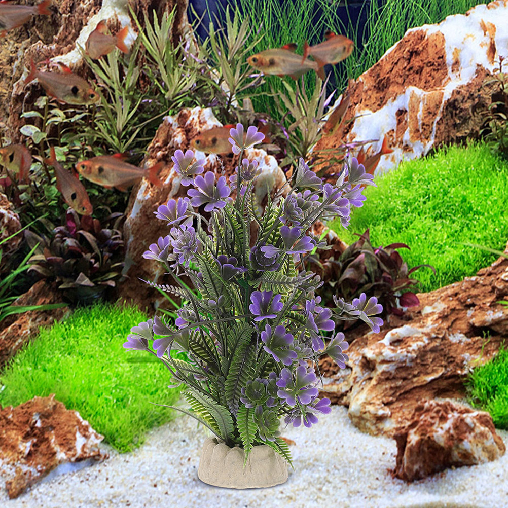 2 szt. Dekoracje akwariowe Szt – Aquarium Plant Red recenzja i cena