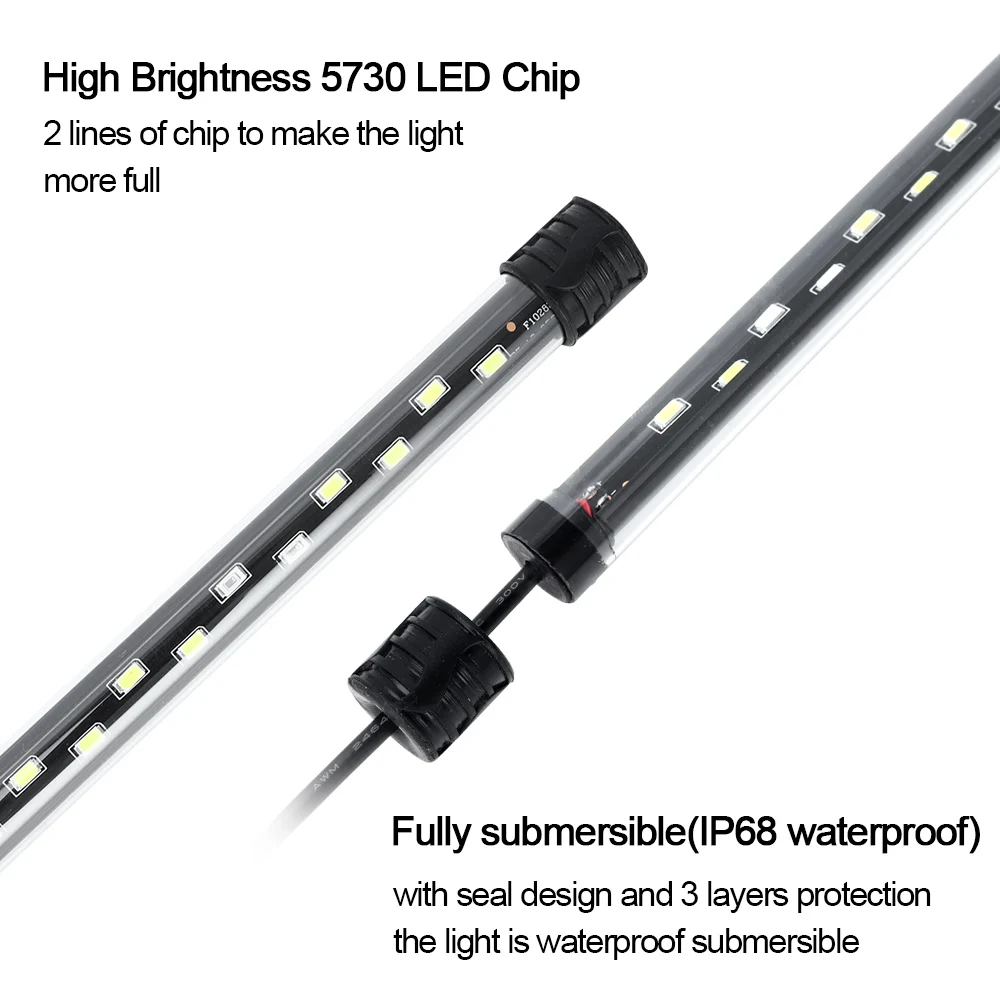 58CM oświetlenie do akwarium L – Led Planted Tank Light recenzja i cena