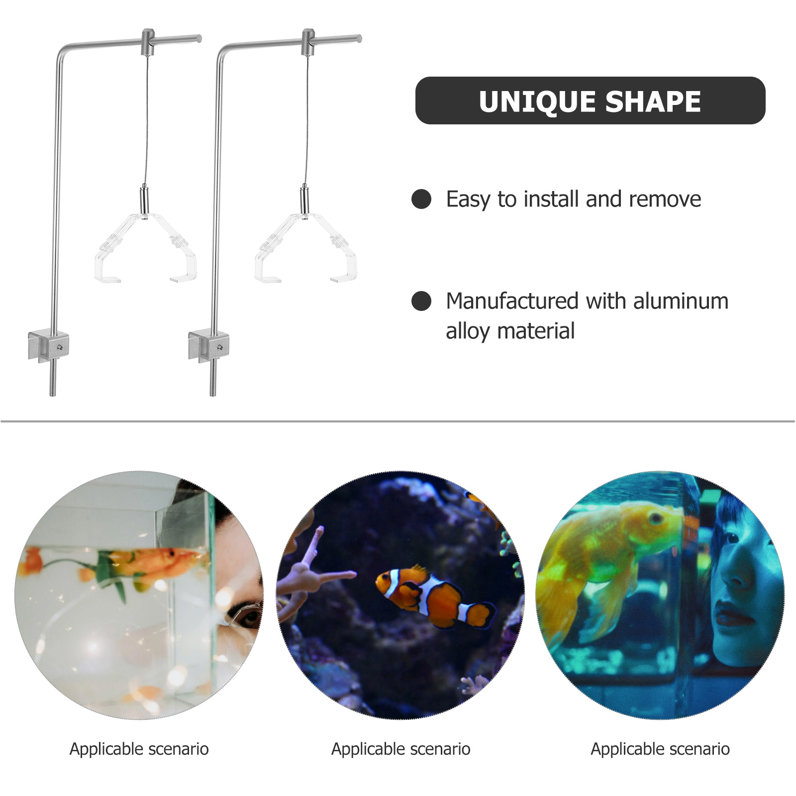 2 szt. Uchwyt do oświetlenia a – Aquarium Planted Fish Tank recenzja i cena