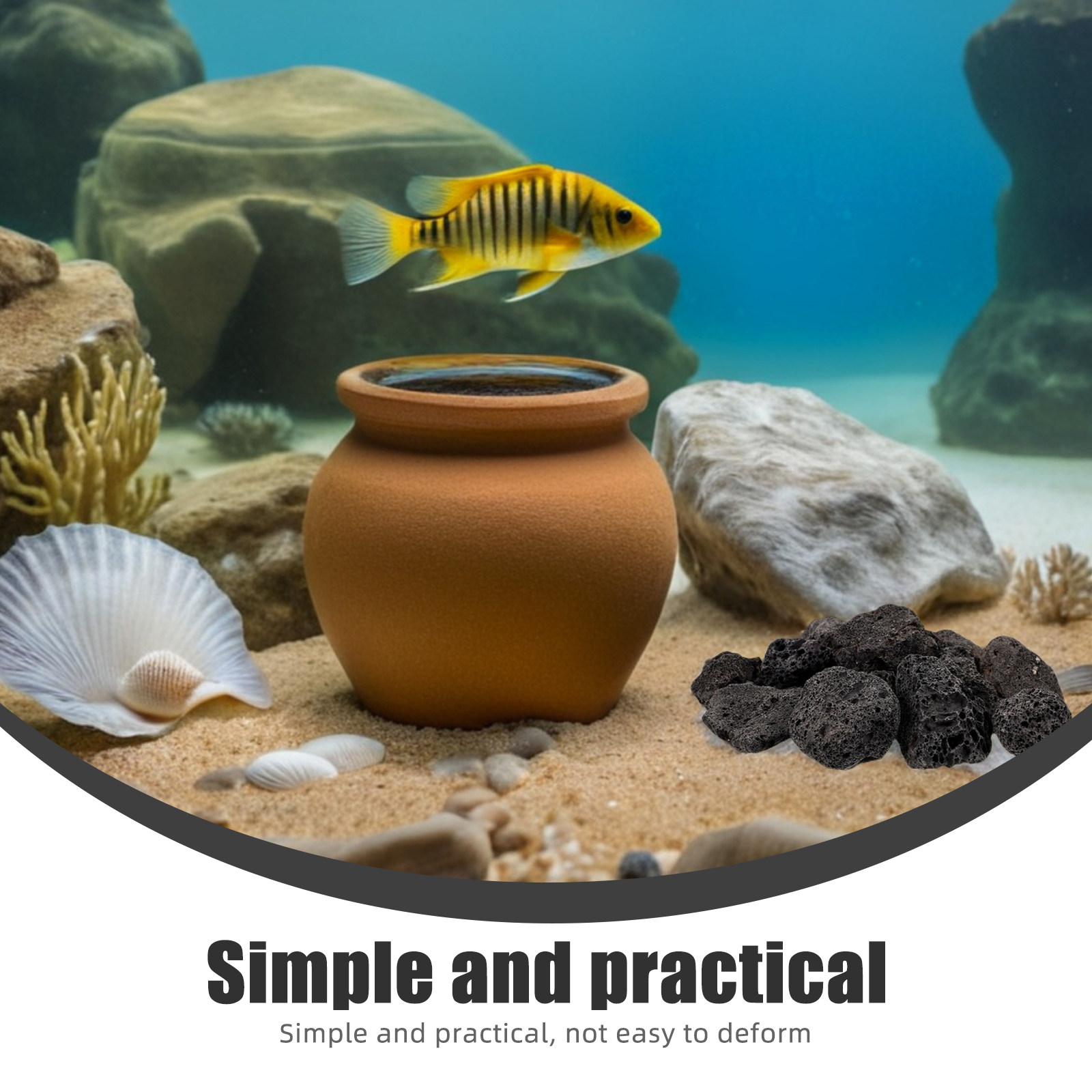 1 Opakowanie Naturalnych Kamie – Aquarium Planted Fish Tank recenzja i cena
