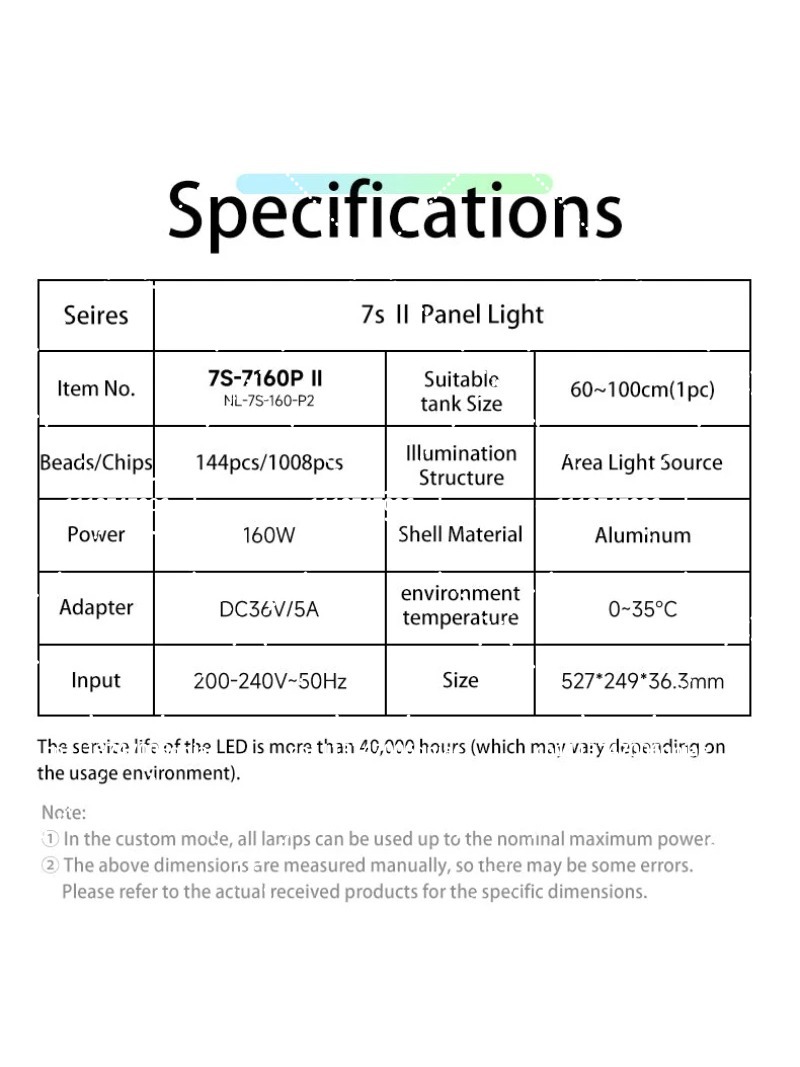 Oświetlenie LED do akwarium 16 – Led Planted Tank Light recenzja i cena